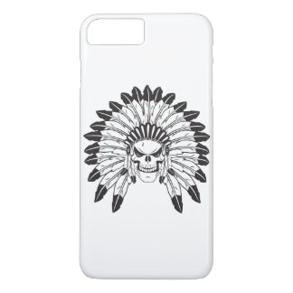 スカルインディアン長 iPhone 8 PLUS/7 PLUSケース