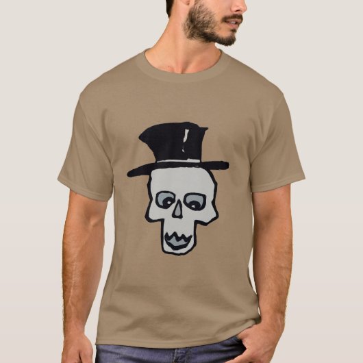 スカルインTop Hat Tシャツ (正面)