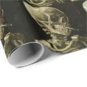 スカルウィズシガレットバイヴァンゴッホ ラッピングペーパー (ロールコーナー)