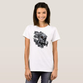 スカルウィメンズベラフローリー長袖Tシャツ Tシャツ (正面フル)
