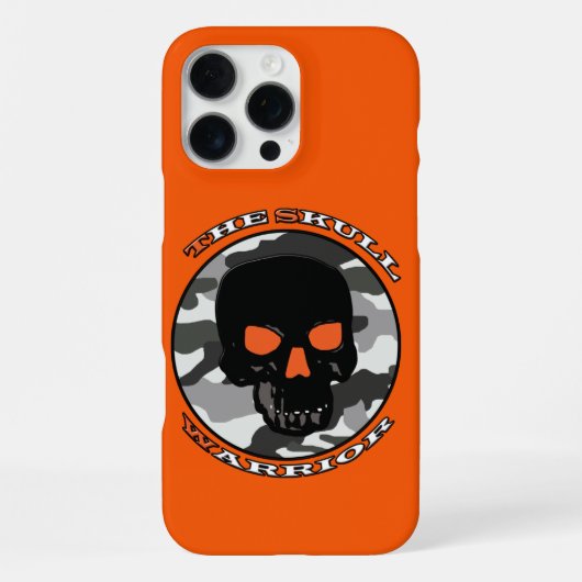 スカルウォリアー   iPhoneケース (裏面)