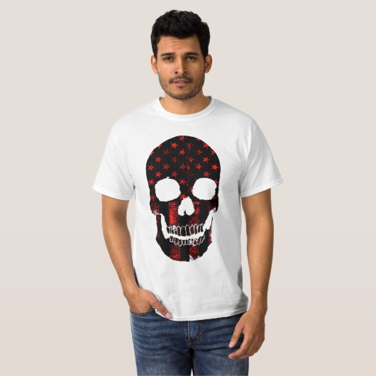 スカルウォリアーUSA Tシャツ (正面フル)