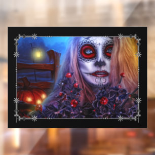 スカルウーマンアンドブラックホリー ウィンドウサイン