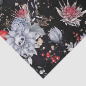 スカルエレガントバラ棺シルバーブラック 薄葉紙 (詳細)