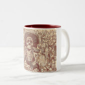 スカルオアハカ、ラカラヴェラオアクアキーニャ ツートーンマグカップ (正面右)