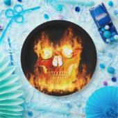 スカルオン火災 ペーパープレート (パーティー)