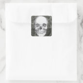 スカルオン黒 スクエアシール (バッグ)