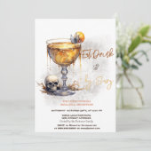 スカルカクテルホラーコスチューム&カクテルハロウィーン 招待状 (スタンド正面)