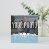 スカルカスタムフォトウィンターブルー カード (スタンド正面)