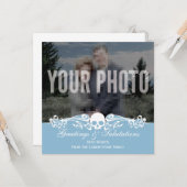 スカルカスタムフォトウィンターブルー カード (正面/裏面インサイチュ)