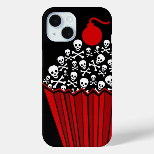 スカルカップケーキケースメイトiPhoneケース Case-Mate iPhoneケース (裏面)