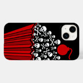 スカルカップケーキケースメイトiPhoneケース Case-Mate iPhoneケース (裏面 (横))