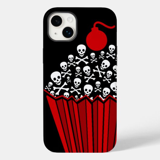 スカルカップケーキケースメイトiPhoneケース Case-Mate iPhoneケース (裏面)