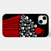 スカルカップケーキケースメイトiPhoneケース Case-Mate iPhoneケース (裏面 (横))