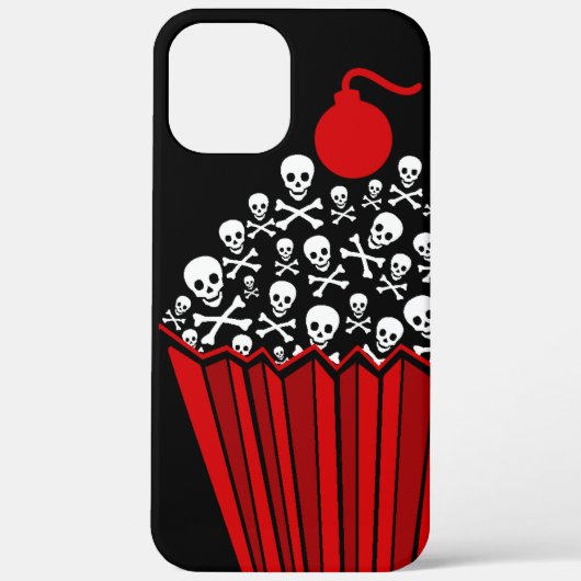 スカルカップケーキケースメイトiPhoneケース Case-Mate iPhoneケース (裏面)