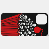 スカルカップケーキケースメイトiPhoneケース Case-Mate iPhoneケース (裏面 (横))