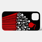 スカルカップケーキケースメイトiPhoneケース Case-Mate iPhoneケース (裏面 (横))