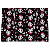 スカルカップケーキ狂 ラージペーパーバッグ (正面)