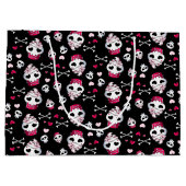 スカルカップケーキ狂 ラージペーパーバッグ (裏面)