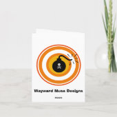 スカルカップケーキ カード (裏面)