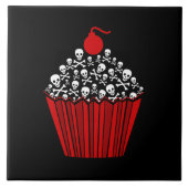 +[スカルカップケーキ]+ タイル (正面)