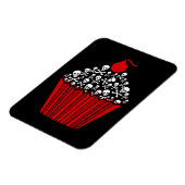 スカルカップケーキ マグネット (左側)