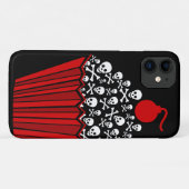 スカルカップケーキ Case-Mate iPhoneケース (裏面(横))