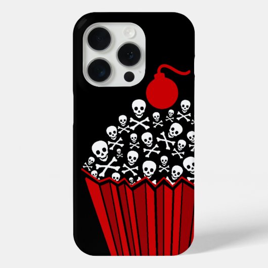 スカルカップケーキ Case-Mate iPhoneケース iPhone 15 Proケース (裏面)