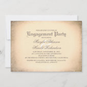 スカルカップルの日の死んだ婚約パーティ 招待状 (裏面)