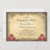 スカルカップルの日の死んだ婚約パーティ 招待状 (裏面)