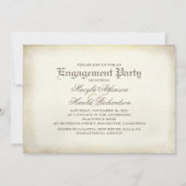 スカルカップルの日の死んだ婚約パーティ 招待状 (裏面)