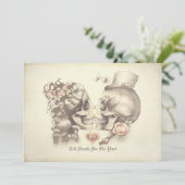 スカルカップルの死んだカップルの日シャワー 招待状 (スタンド正面)