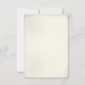 スカルカップルデッドデイ結婚式RSVPカード 出欠カード (裏面)