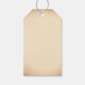 スカルカップルヴィンテージオールド結婚ズ ギフトタグ (裏面)