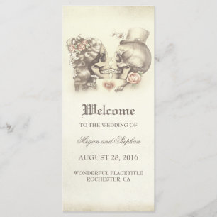 スカルカップル致命的かわいらし結婚式 プログラム