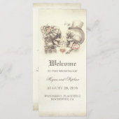 スカルカップル致命的かわいらし結婚式 プログラム (正面/裏面)