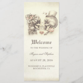 スカルカップル致命的かわいらし結婚式 プログラム