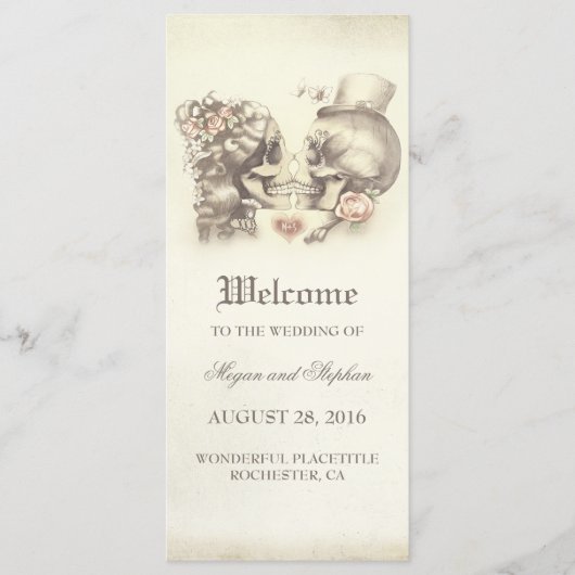 スカルカップル致命的かわいらし結婚式 プログラム (正面)