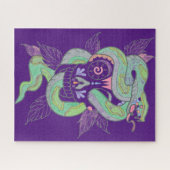 スカルカラーペンシルIT8カラーパズル ジグソーパズル (横)