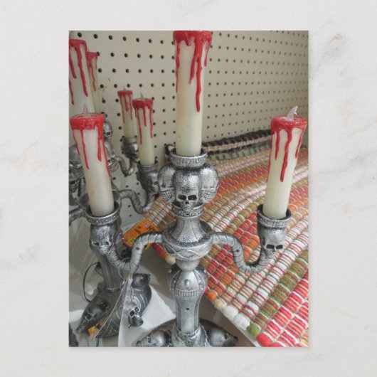 スカルカンデラブラ ポストカード (正面)