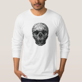 スカルガラス効果長袖Tシャツ Tシャツ