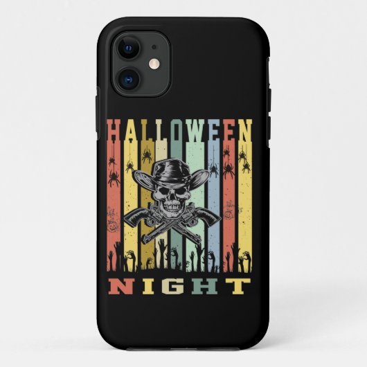 スカルガンハロウィーンナイト Case-Mate iPhoneケース (裏面)
