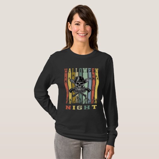 スカルガンハロウィーンナイト Tシャツ (正面フル)