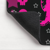 スカルガーリーEMOパンクモノグラムイニシャルマウスパッド マウスパッド (コーナー)