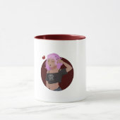 スカルガールマグ マグカップ (中央)