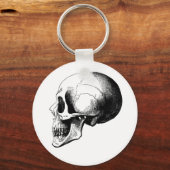 スカルキーチェーン キーホルダー (正面)