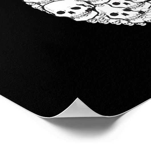 スカルギター ポスター (角)