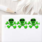 スカルクラシックラウンドシール ラベル (インサイチュ)