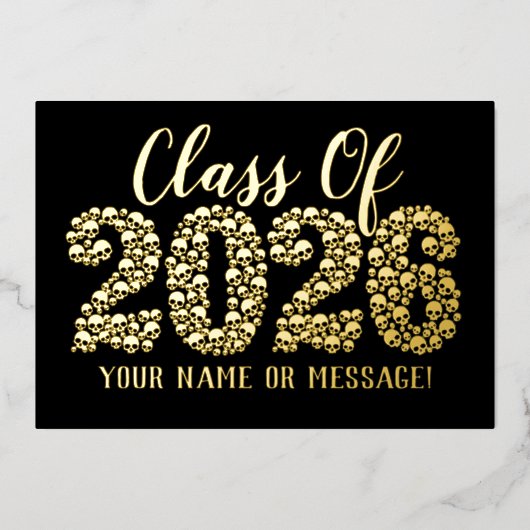 スカルクラス2023グラードゴールドフォイルカード 箔シーズンカード (正面)