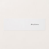 スカルクリスマスカード (内部フラット)